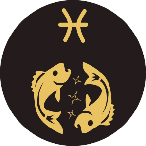 Signe du zodiaque Poissons Symbole